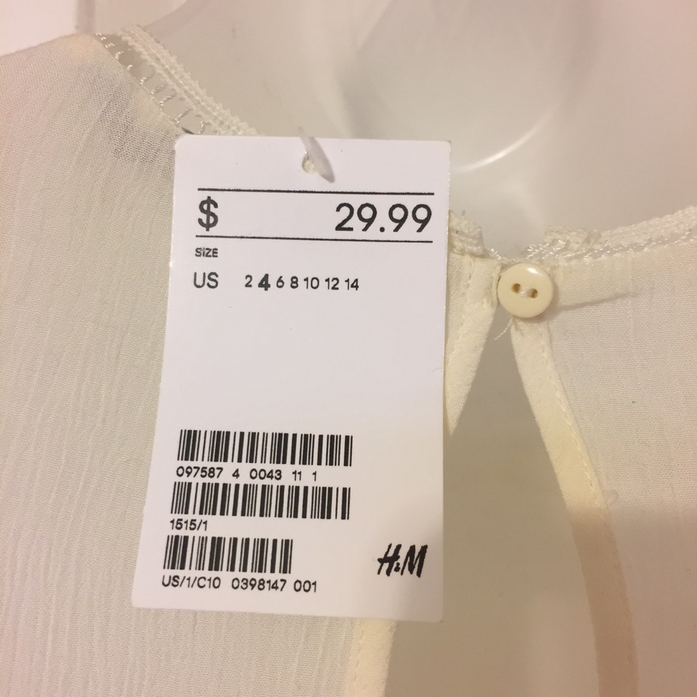 NWT h&m lace blouse - Picture 3 of 5
